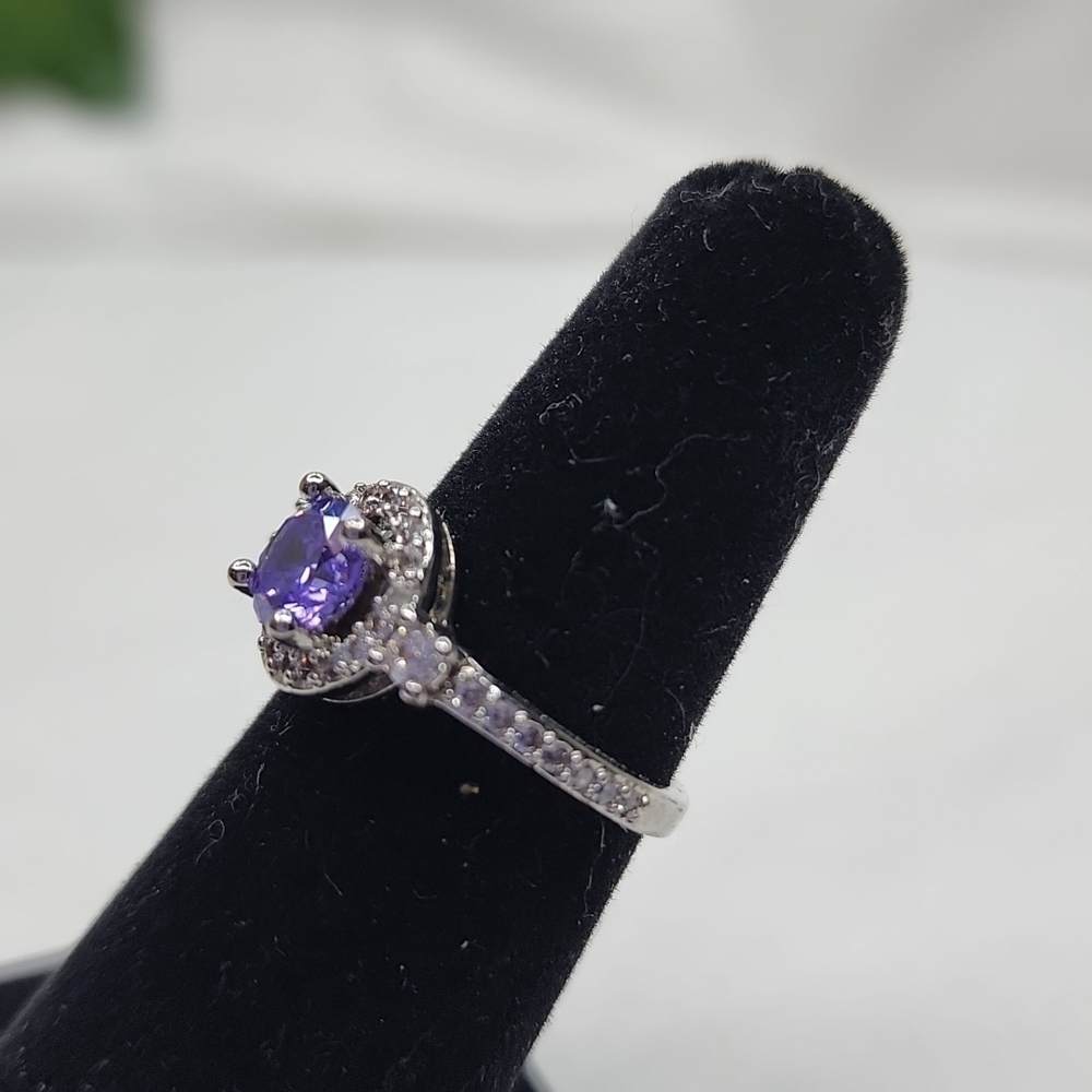 LAB CREATED ALEXANDRITE RING - Picture 4 of 10